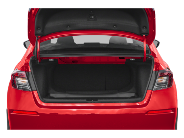 Coffre avec hayon ouvert