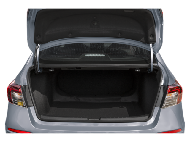 Coffre avec hayon ouvert