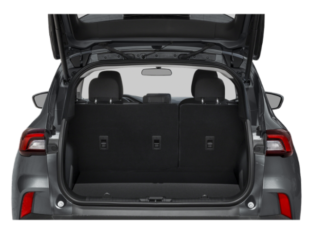 Coffre avec hayon ouvert