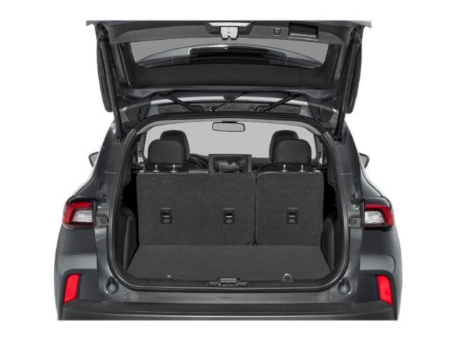 Coffre avec hayon ouvert