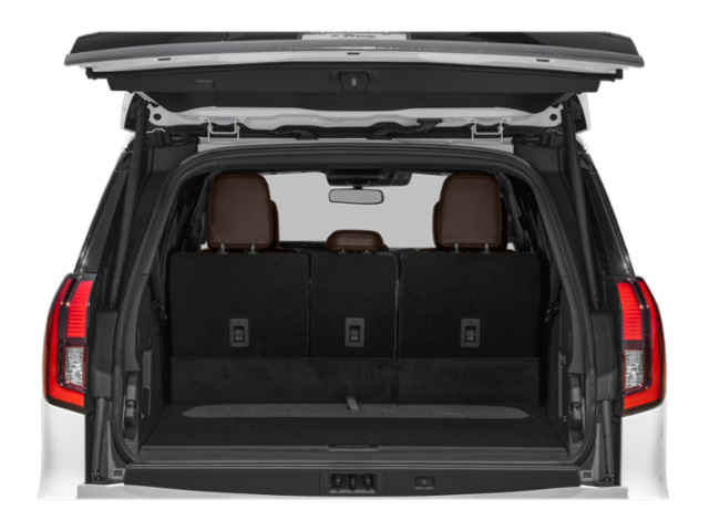 Coffre avec hayon ouvert