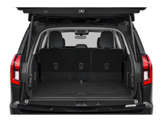 Coffre avec hayon ouvert