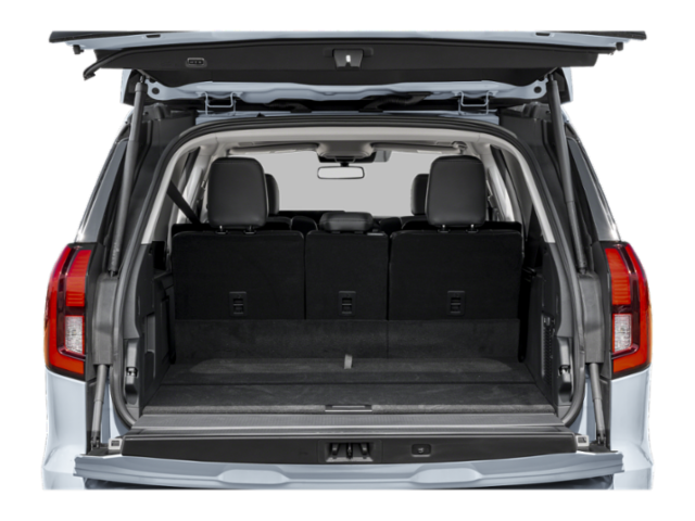 Coffre avec hayon ouvert