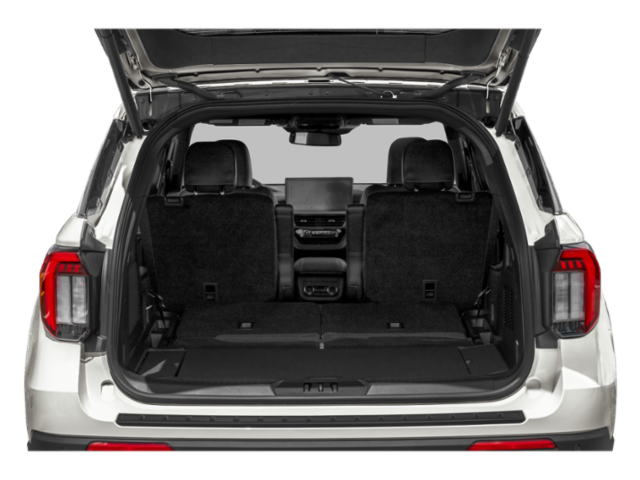 Coffre avec hayon ouvert