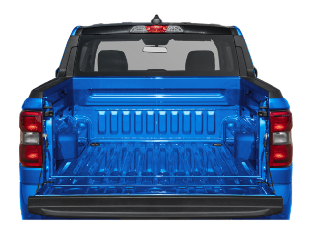 Coffre avec hayon ouvert