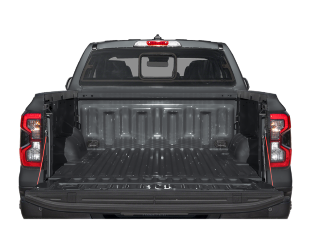 Coffre avec hayon ouvert